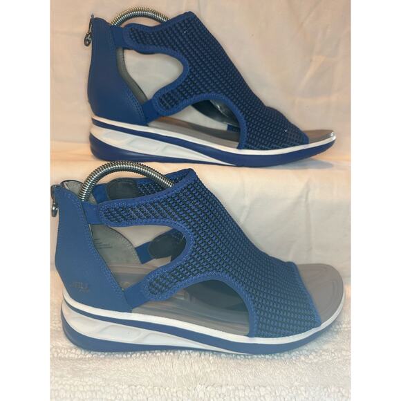 JBU Shoes - JBU Sport Nadine Shoes Women’s Blue High Top Back Zip Mesh  b9ndh96   Size 11